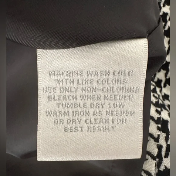 Vintage Houndstooth Stretch Blazer Sz PM - Picture 10 of 14